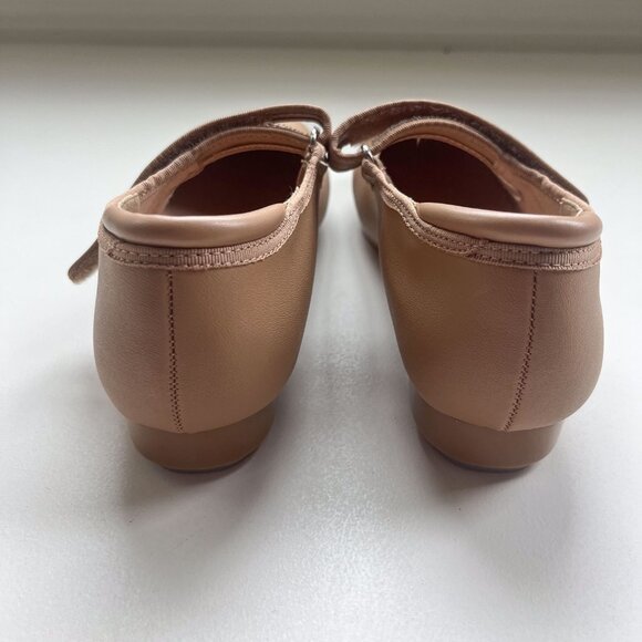Linodes Velcro Closure Tan Girls Size 3 Tap Shoe - Picture 4 of 6